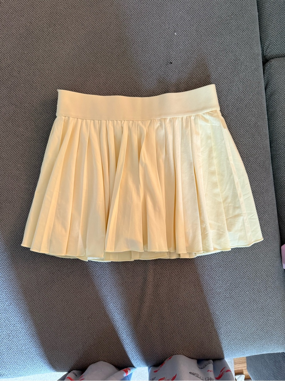Butter Yellow TNA tennis skirt